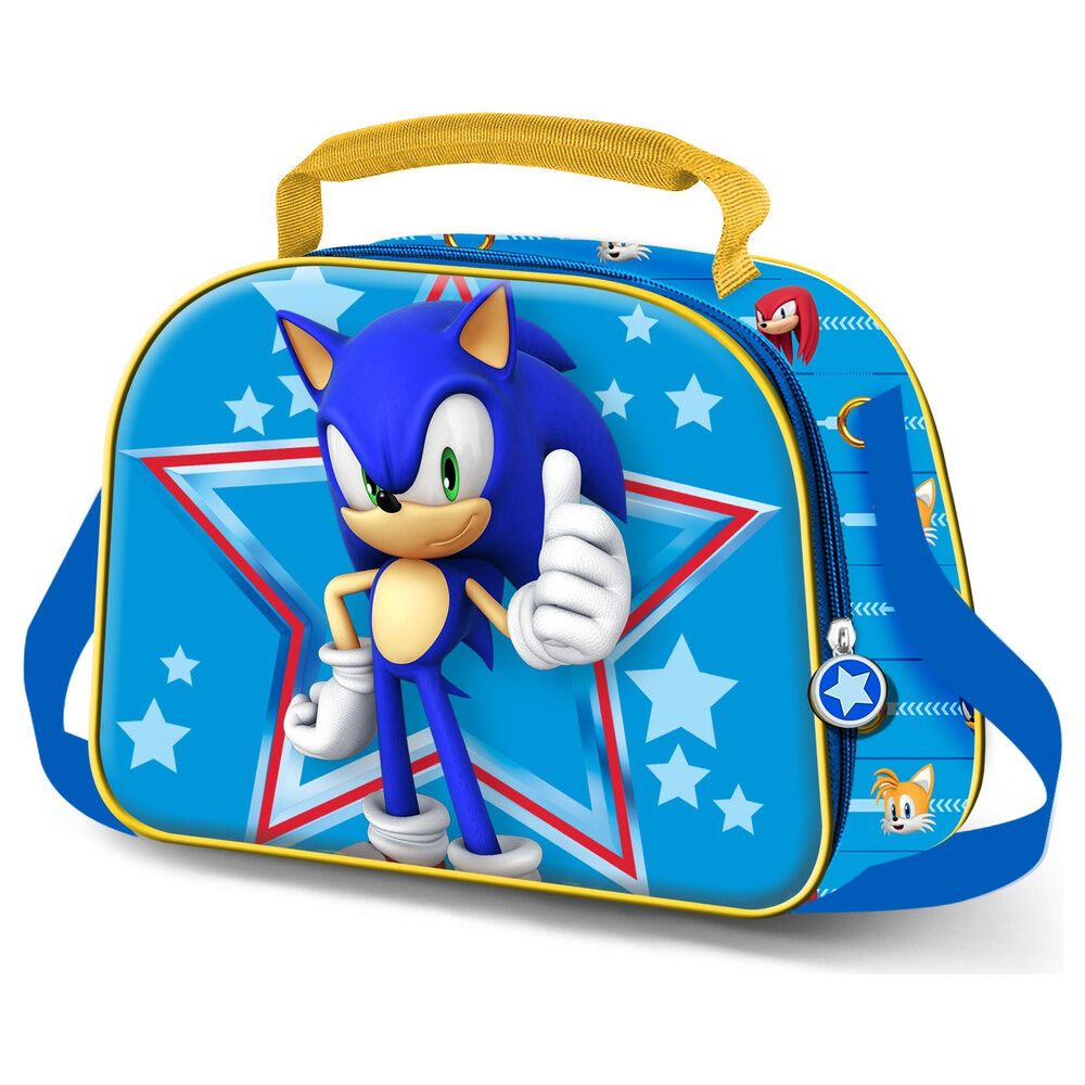Lancheira 3D Star Sonic the Hedgehog