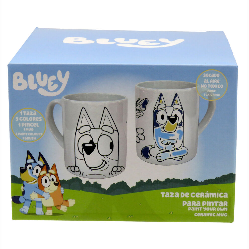 Caneca de pintura Bluey
