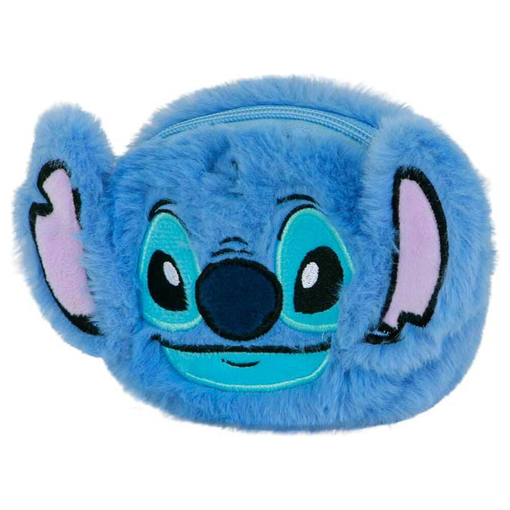 Porta-moedas de peluche em forma de coração do Stitch da Disney