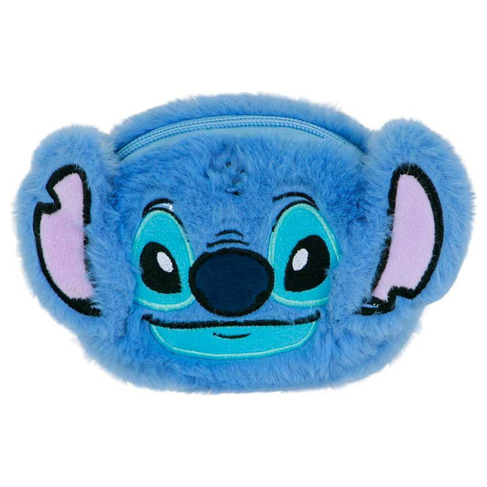 Porta-moedas de peluche em forma de coração do Stitch da Disney