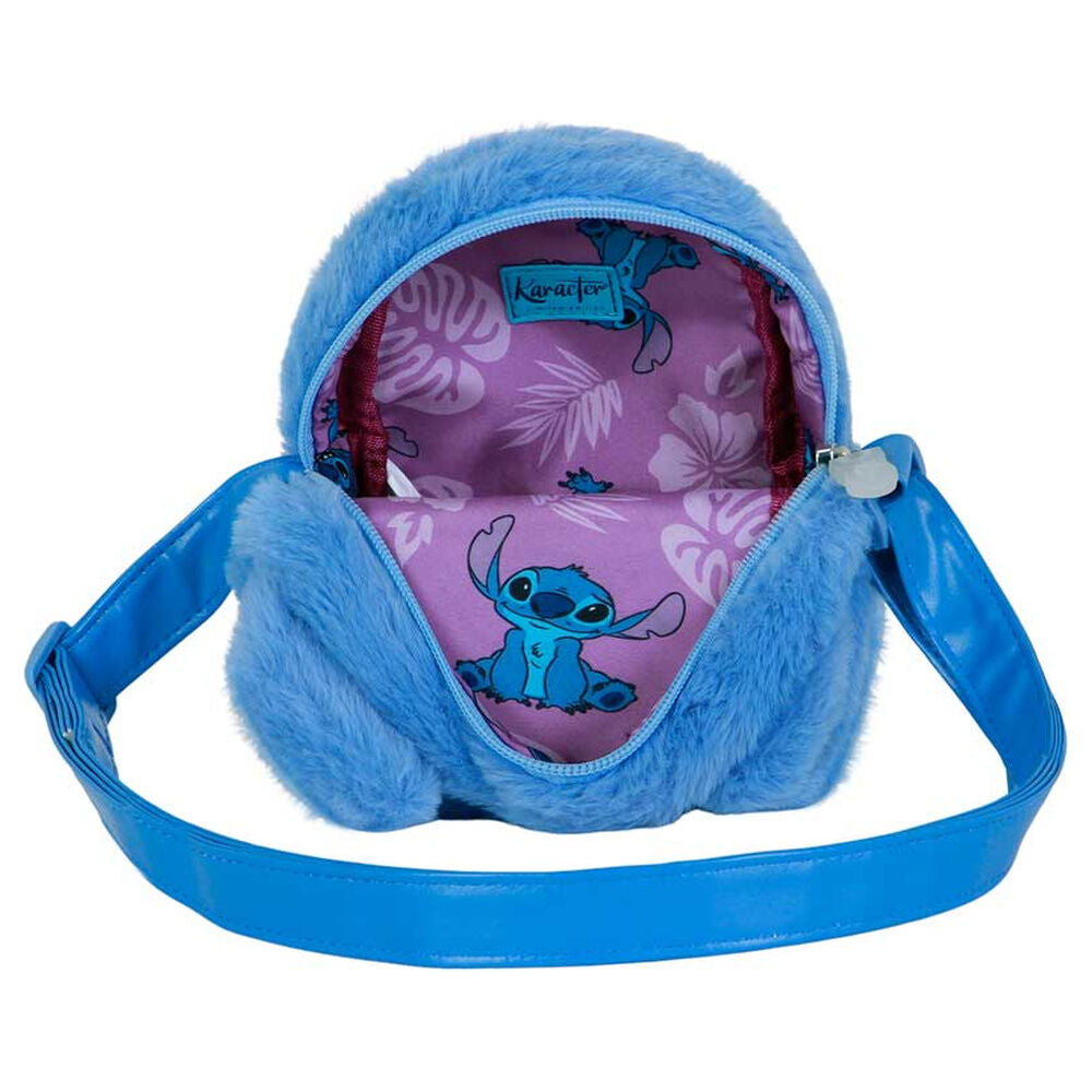 Bolsa de peluche Stitch em forma de coração da Disney