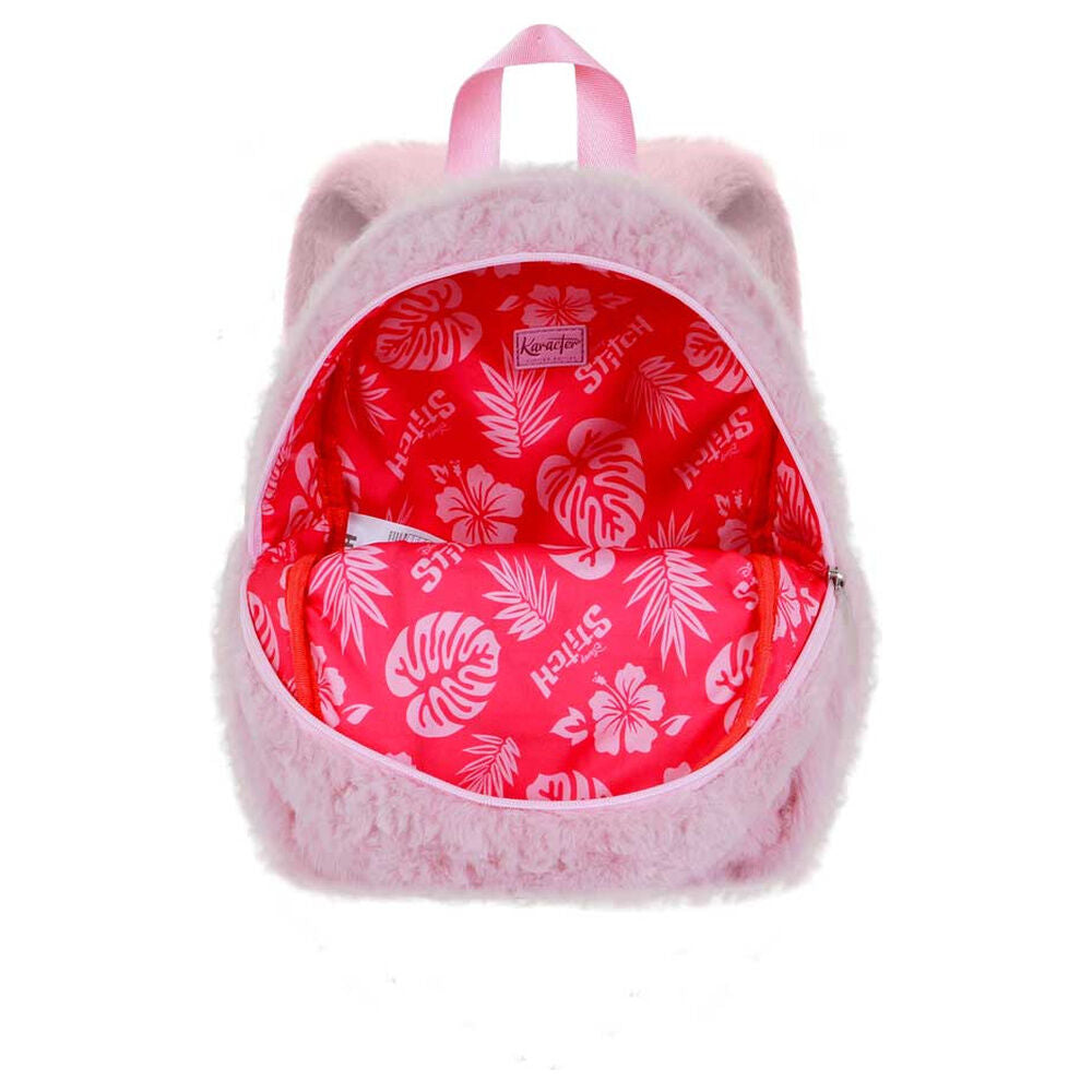 Mochila de peluche com coração Angel Stitch Disney
