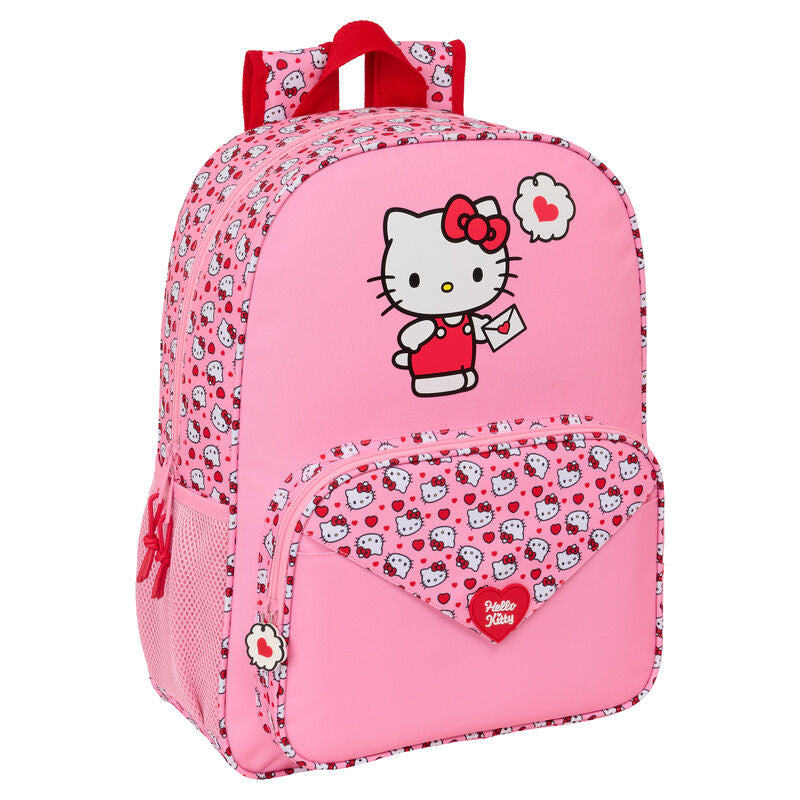 Mochila Hello Kitty 42cm adaptável