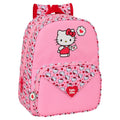 Mochila Hello Kitty 34cm adaptável