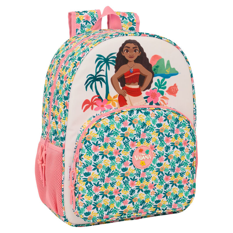 Mochila Vaiana Moana Disney 42cm adaptável