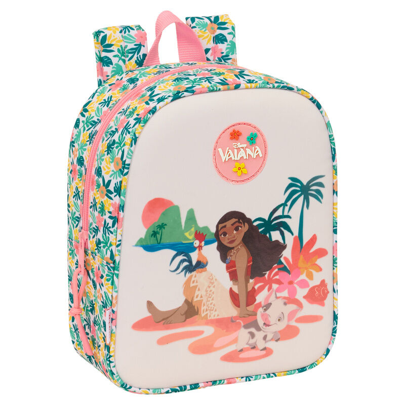 Mochila Vaiana Moana Disney 27cm adaptável