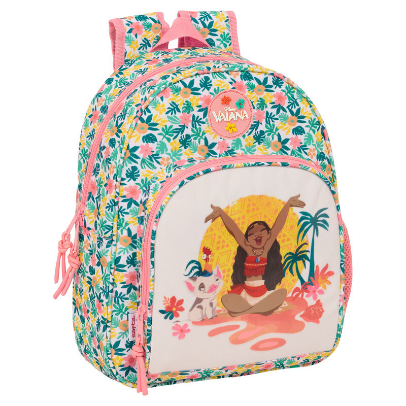 Mochila Vaiana Moana Disney 34cm adaptável