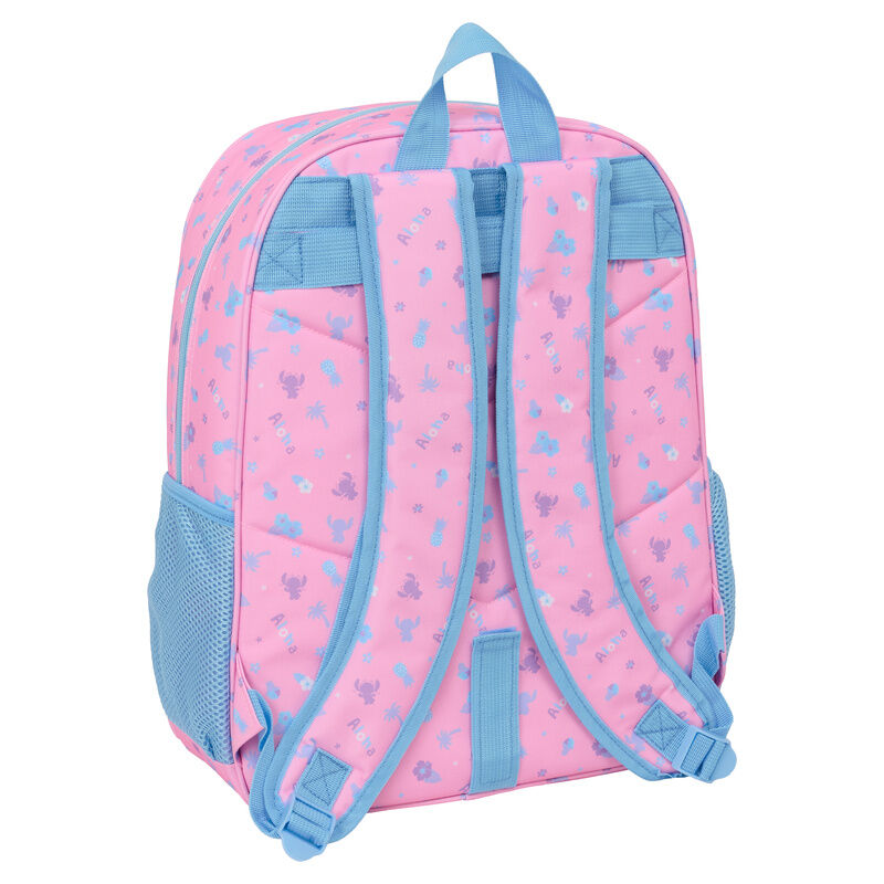 Mochila Bright Stitch Disney 42cm adaptável