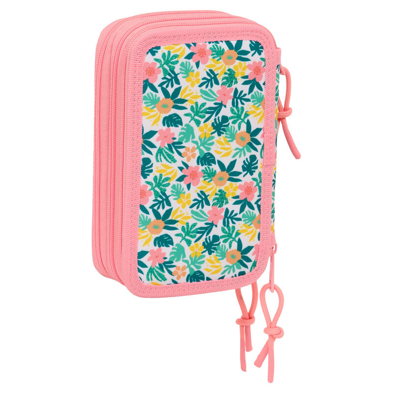 Estojo triplo Vaiana Moana Disney 37 peças