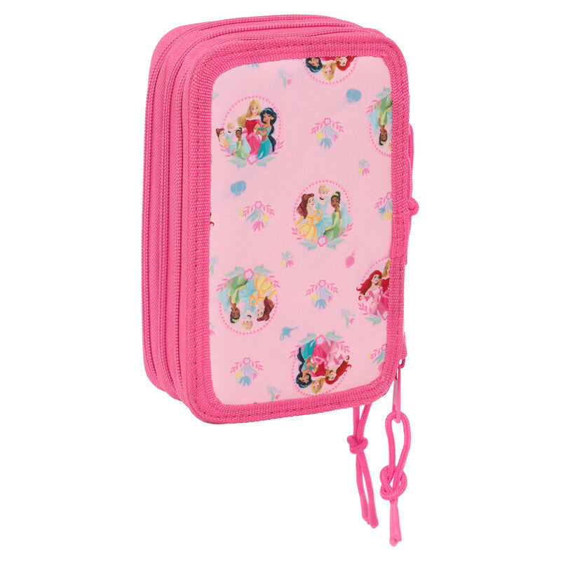 Estuche triple de princesas Disney, 37 piezas