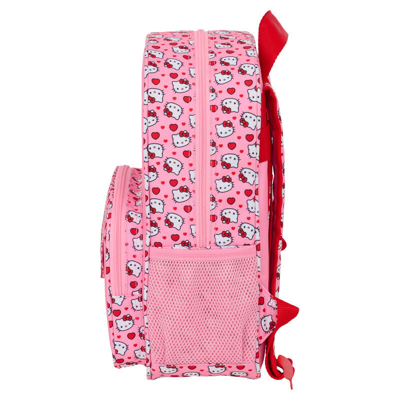 Mochila Hello Kitty 34cm adaptável