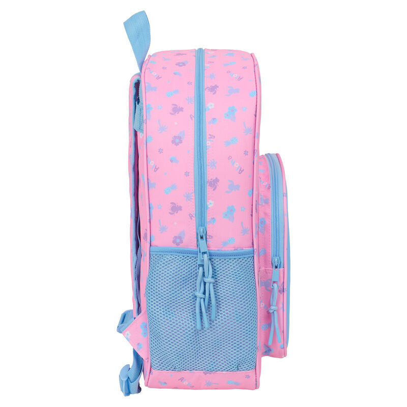 Mochila Bright Stitch Disney 42cm adaptável