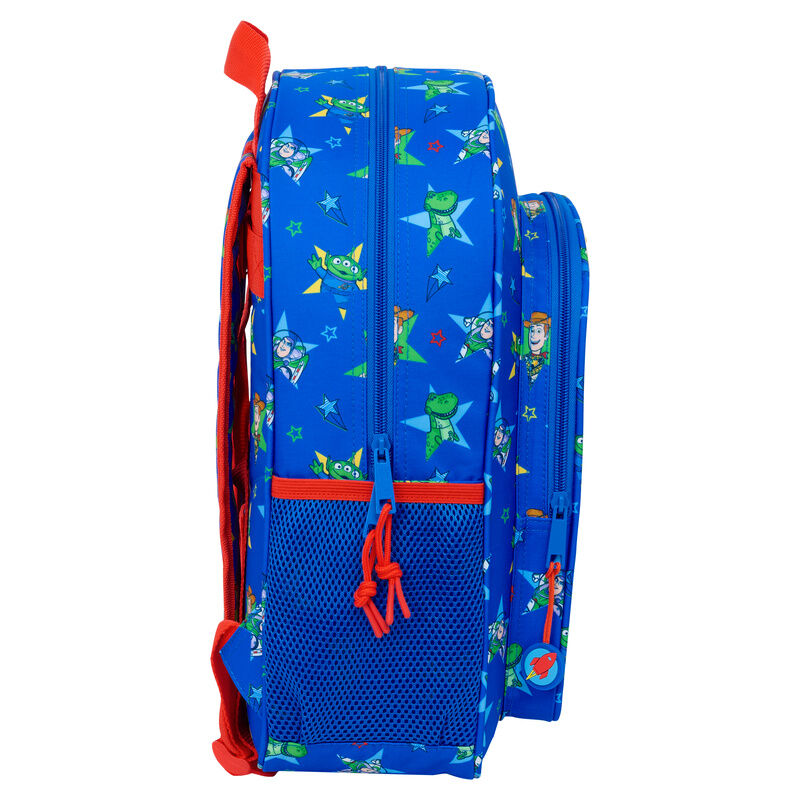 Mochila Good Vibes Toy Story Disney Pixar 38cm adaptável