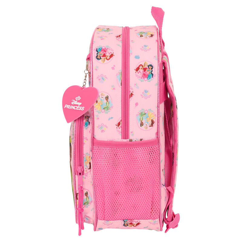 Mochila Princesas Disney 34cm adaptável