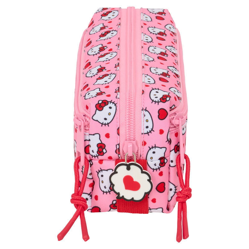 Estuche triple Hello Kitty
