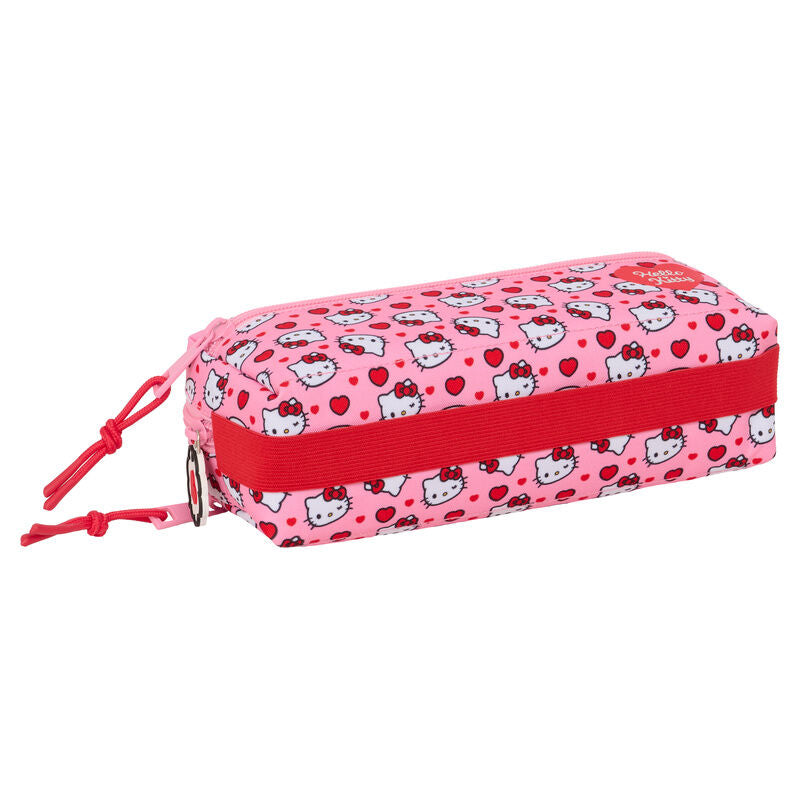 Estuche triple Hello Kitty