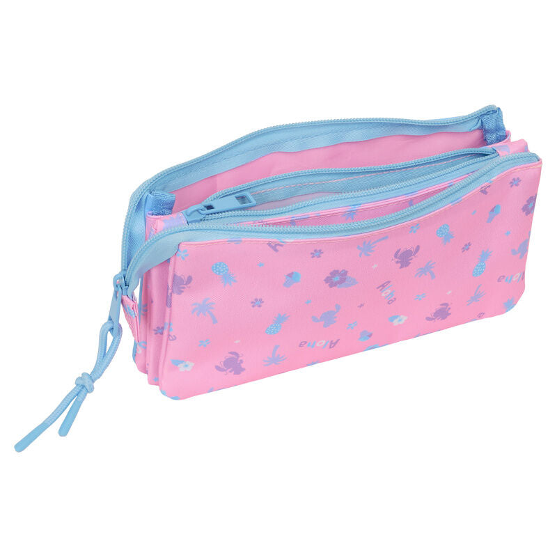 Estojo triplo Bright Stitch Disney
