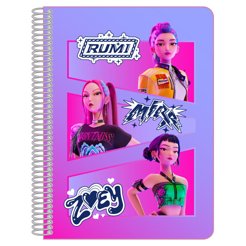 A5 K-Pop Demon Hunters Notebook