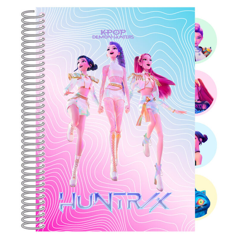 Caderno A6 K-Pop Demon Hunters