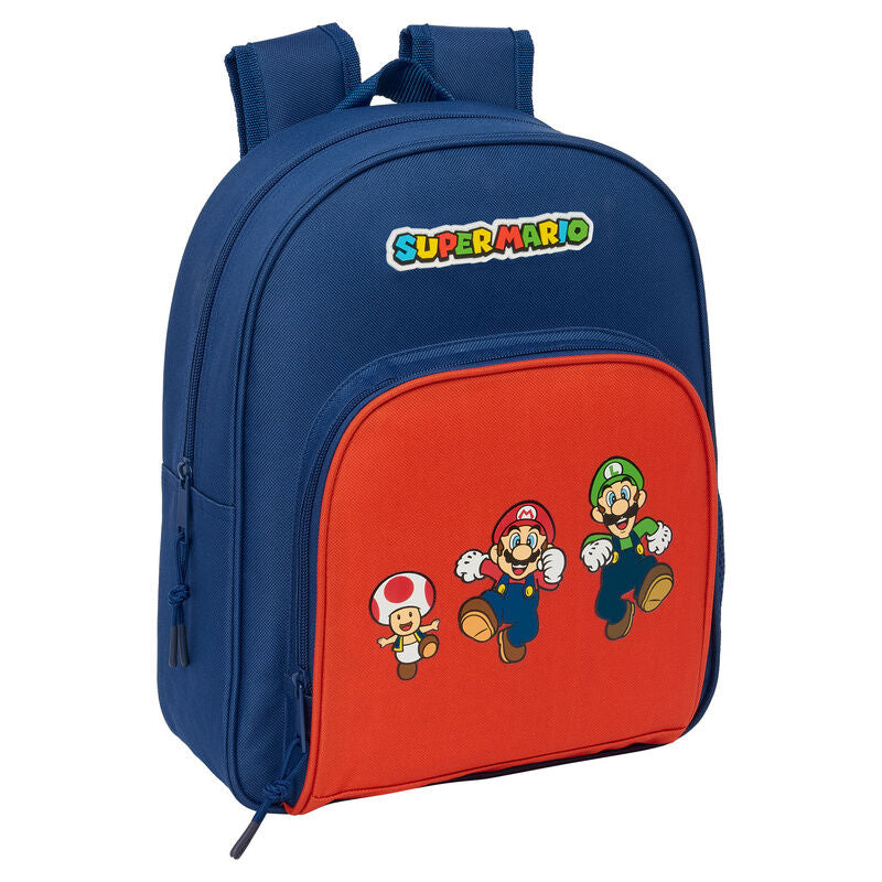 Mochila Mamma Mia Super Mario Bros 34cm adaptável