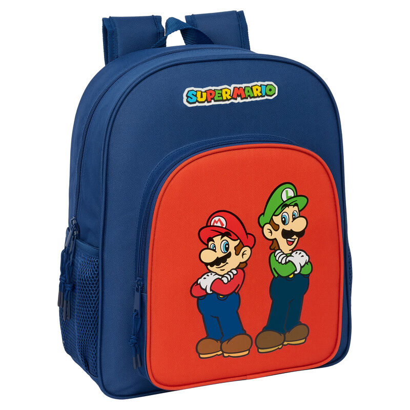 Mochila Mamma Mia Super Mario Bros 38cm adaptável