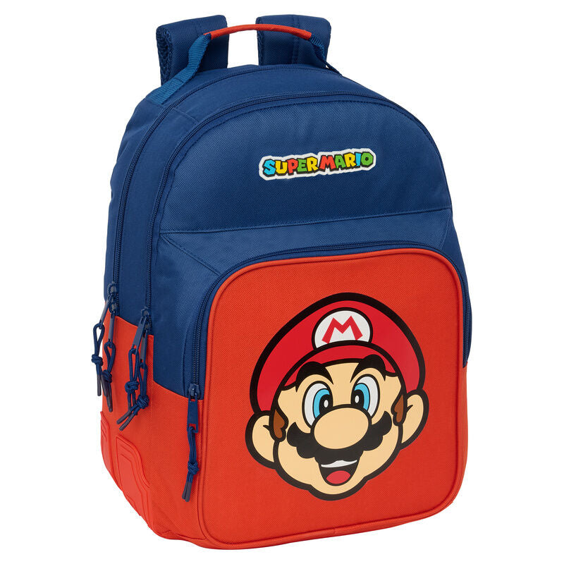 Mochila Mamma Mia Super Mario Bros 42cm adaptável