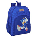 Mochila Sonic the Hedgehog 42cm adaptável