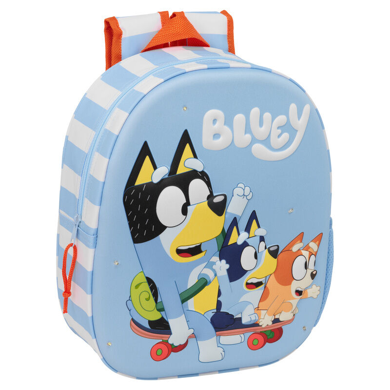 Mochila LED 3D Bluey, 33 cm