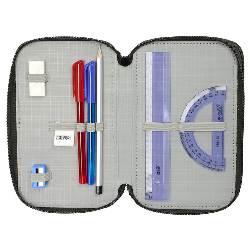 Estuche triple One Piece triple 37 piezas
