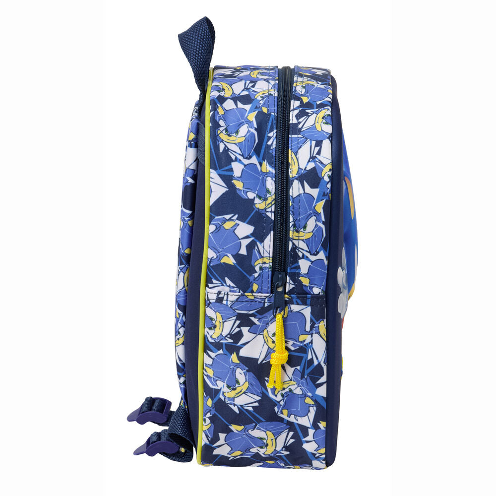 Mochila 3D City Sonic Prime de 27 cm