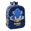 Mochila 3D City Sonic Prime de 27 cm
