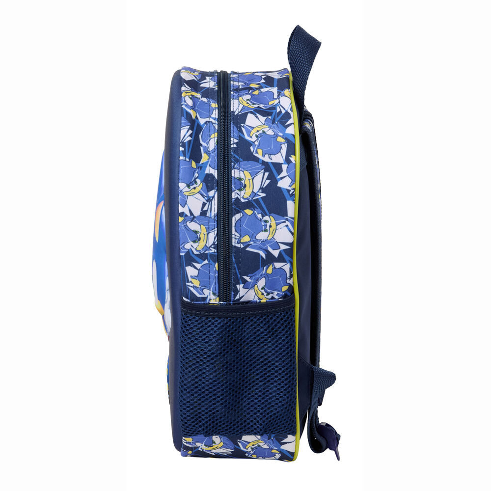 Mochila 3D City Sonic Prime 33cm