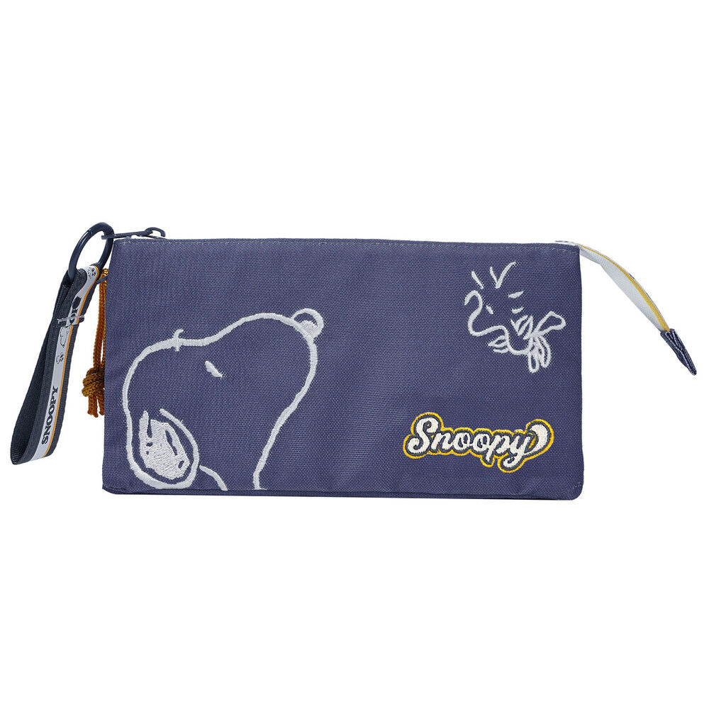 Estuche triple de Snoopy Peanuts