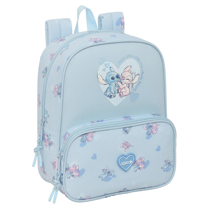 Mochila Disney Stitch 27cm adaptable