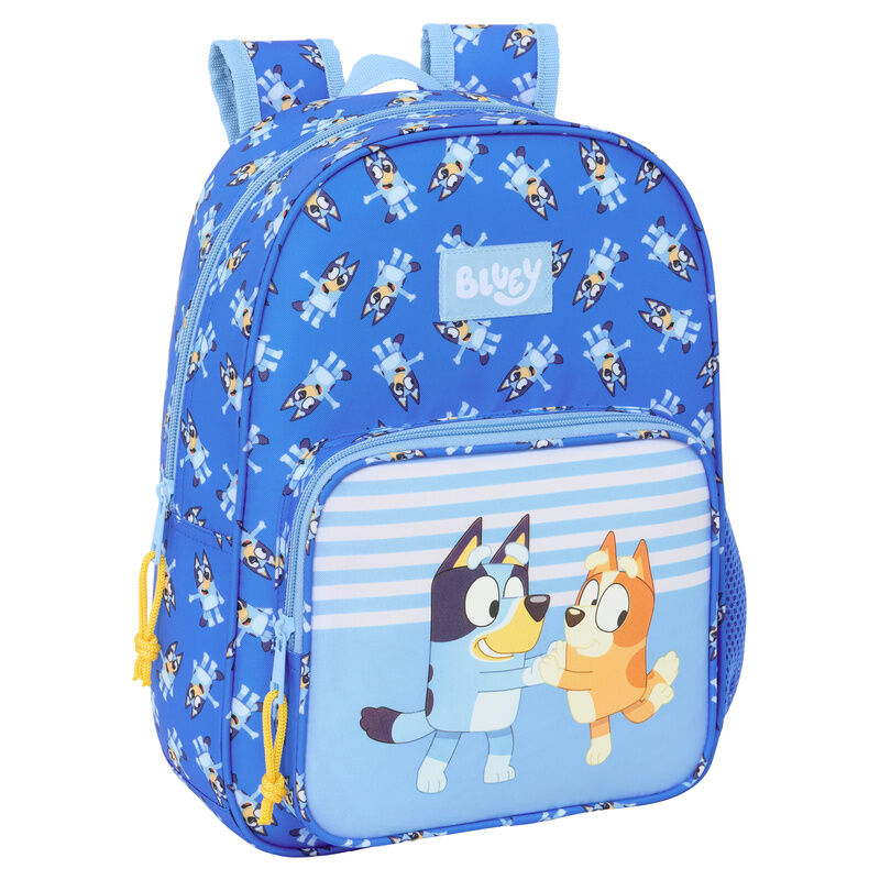 Mochila Let's Play Bluey 34cm adaptável