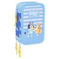 Estuche triple Let's Play Bluey con 37 piezas