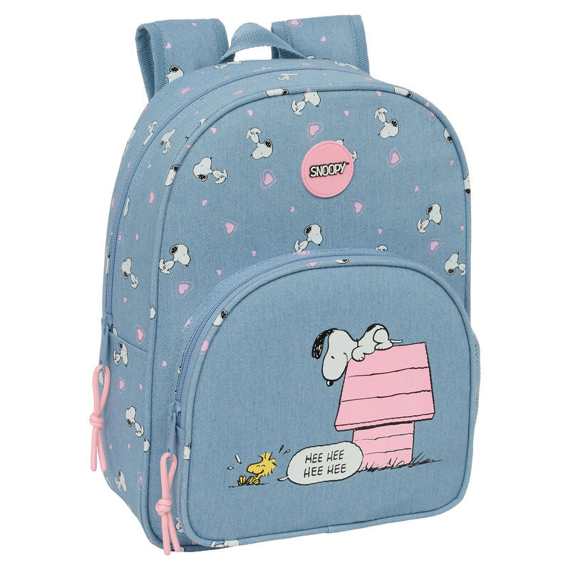 Mochila Snoopy Peanuts 34cm adaptável