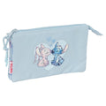 Estuche triple de lápices Stitch Disney