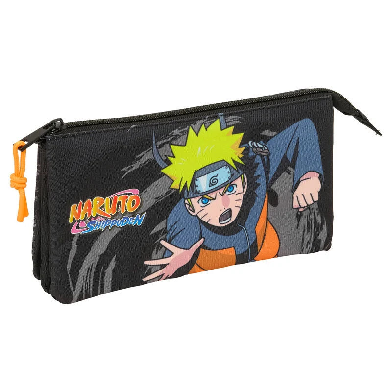 Estojo triplo Naruto Shippuden