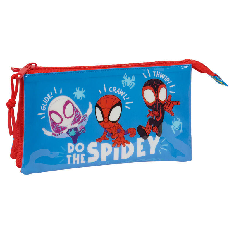 Estojo Triplo Spidey Marvel