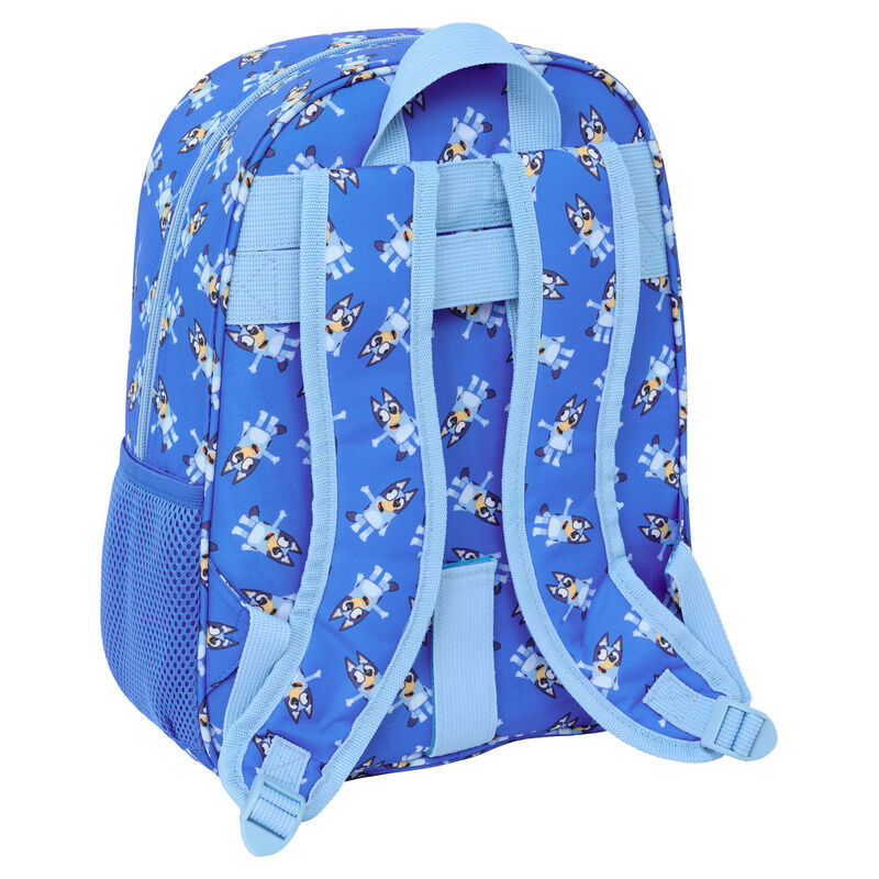 Mochila Let's Play Bluey 34cm adaptável