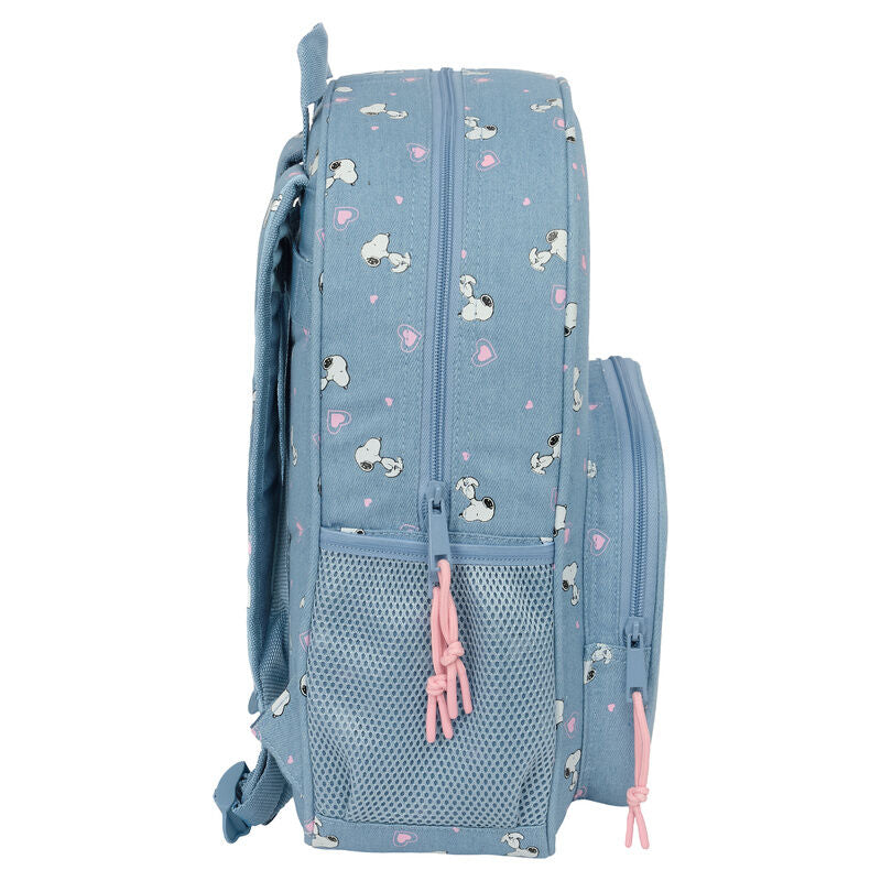 Mochila Snoopy Peanuts 38cm adaptável