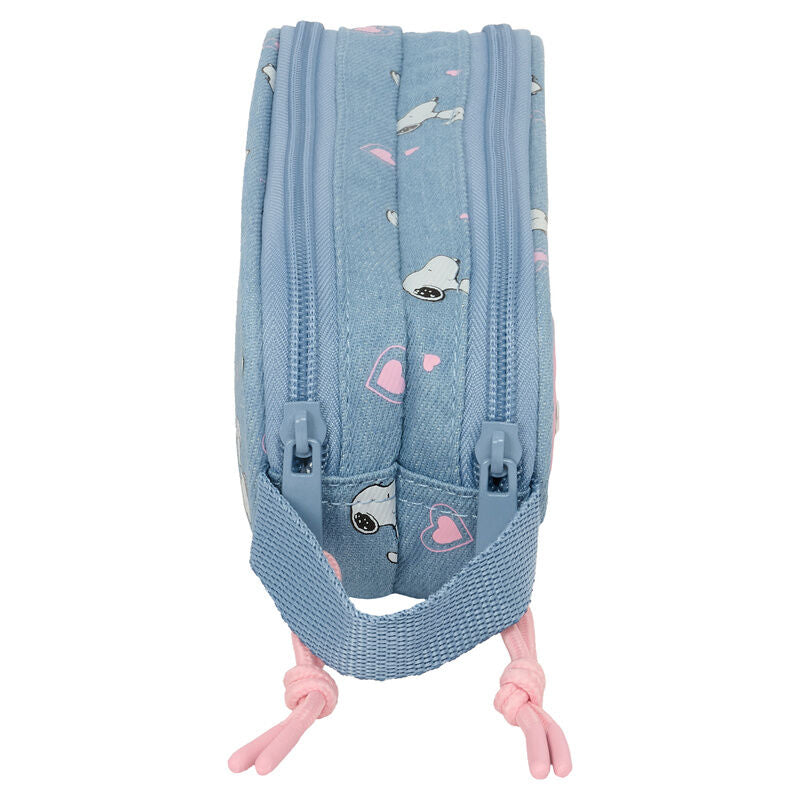 Estojo duplo Snoopy Peanuts