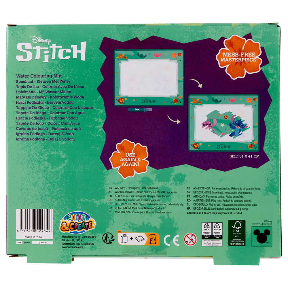 Conjunto de tinta mágica para aguarela Disney Stitch