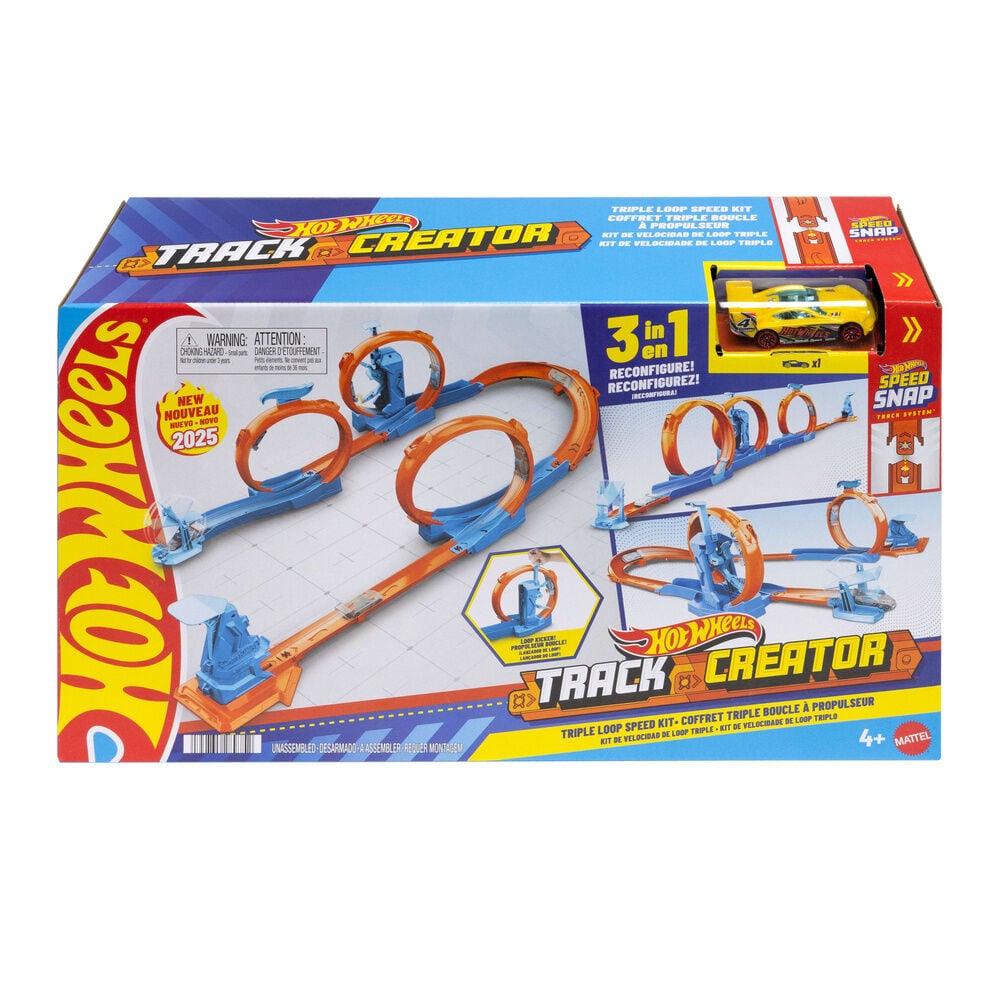 Pista Triple Loop Hot Wheels