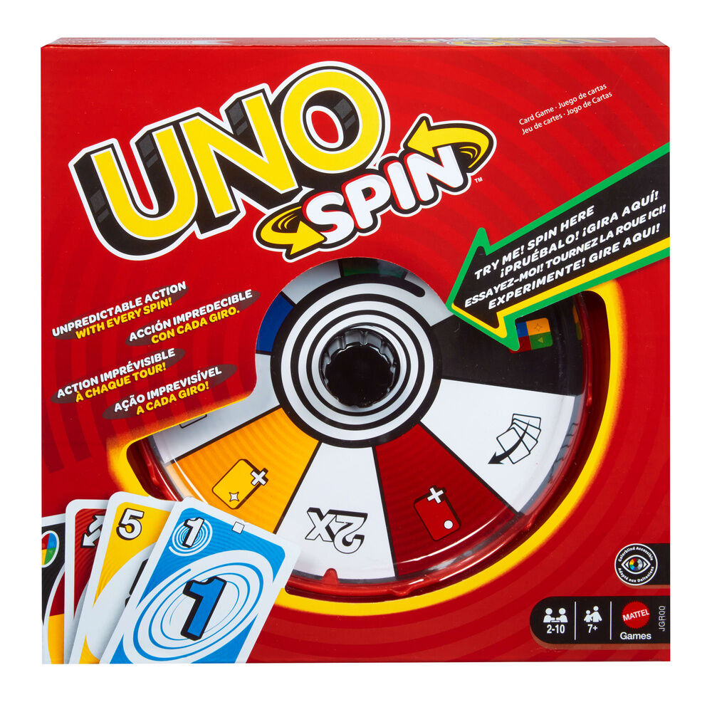Jogo de Cartas UNO Spin
