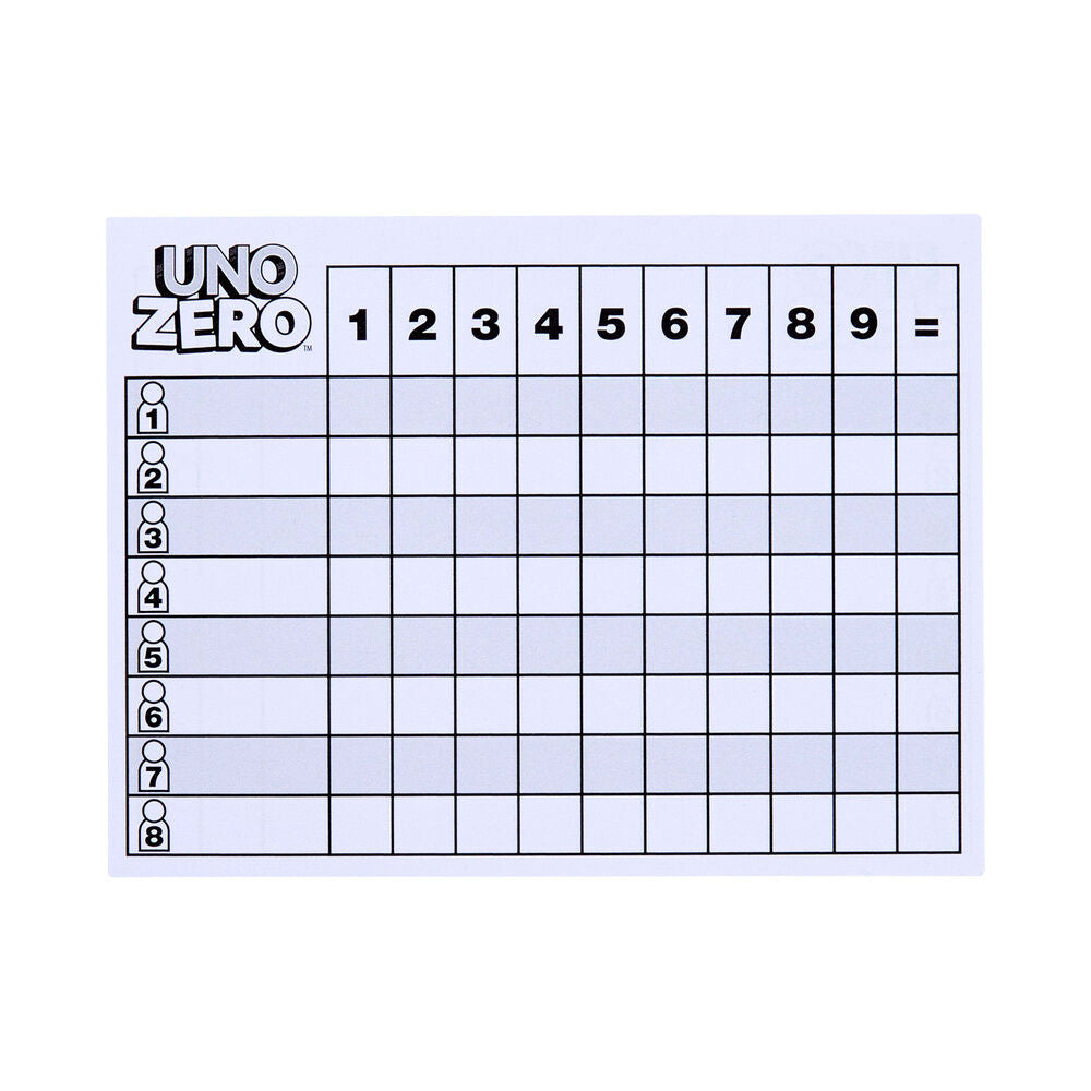 Jogo de Cartas UNO Zero