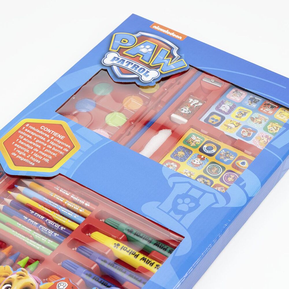 Conjunto de papelaria para colorir Patrulha Pata