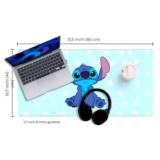 Tapete de rato para jogos Stitch Disney