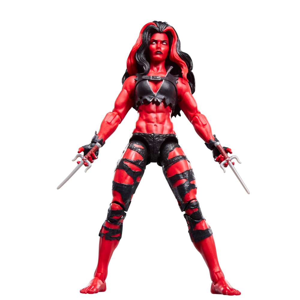 Figura Hulka Vermelha She-Hulk Marvel Legends 15cm